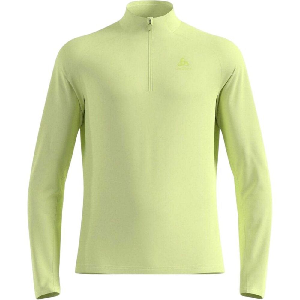 Odlo Mens Essentials Quarter Zip Fleece Top / Shadow